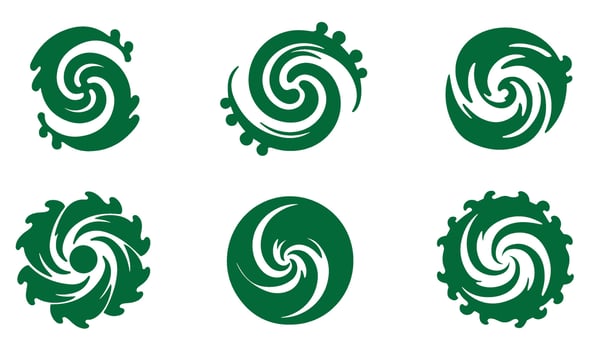 Ornamental Calligraphy Set with Whimsical Whorls for Designers vector