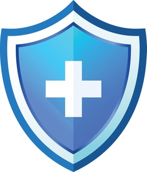 Healthcare Shield Icon vector
