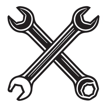 Functional Garage Tools Artwork for Mechanics vector