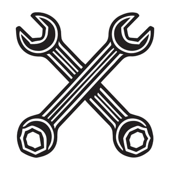 Mechanic Garage Toolset Inspired Illustration Design vector