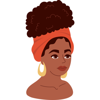 African American Woman png