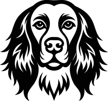 Charming Boykin Spaniel Dog Silhouettes for Elegant Art and Design vector