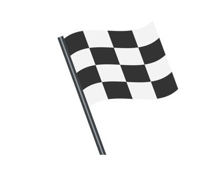 Rectangular black and white squares checkerboard pattern racing flag icon png