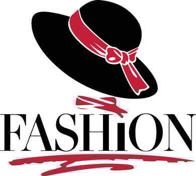 Beautiful Girl Logo for Clothing Sophisticated Luxury Woman Branding Design vector