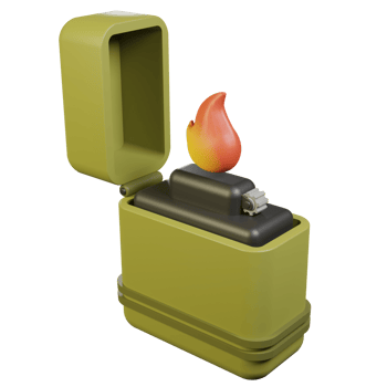lighter 3D Illustration png