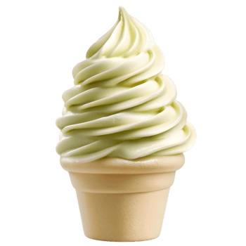 Rich and flavorful Japanese green tea ice cream png