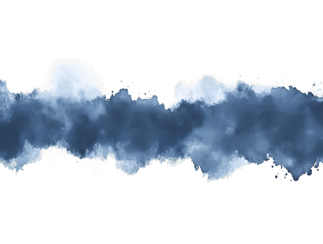 Soft gradient of dark and light blue hues resembling gentle ocean waves creating a calming and peaceful atmosphere png