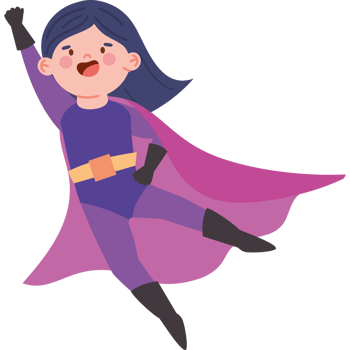 super hero mascot character png