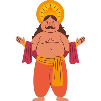 mahabali old king character png
