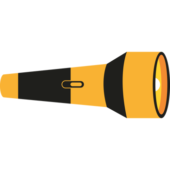 electric flashlight portable png