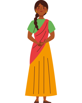 hindu woman character png