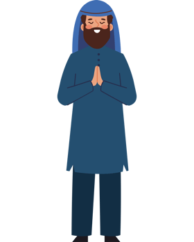 muslim bearded man png
