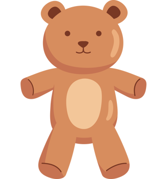 teddy bear baby toy png