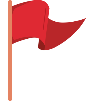baseball championship red flag png