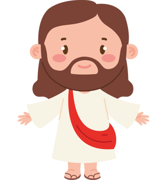 cute jesus christ character png