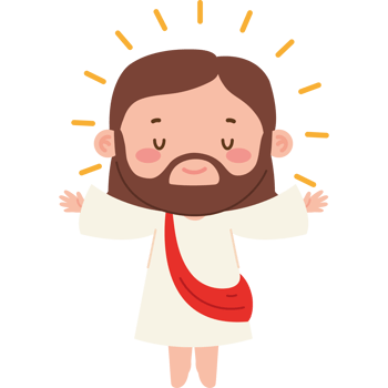 cute jesus christ design png