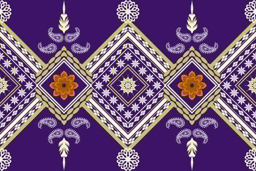 Ethnic embroidery Art pattern vector