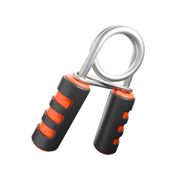 a 3d icon render of handgrip png