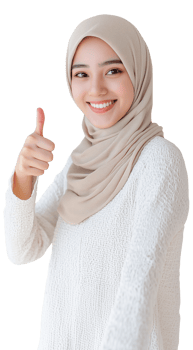 Elegant Muslim girl exuding natural beauty and confidence png