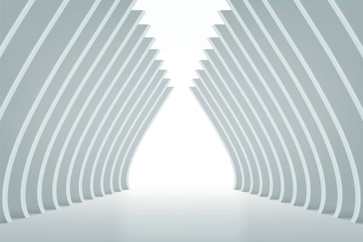 Minimalist Architectural Tunnel vector