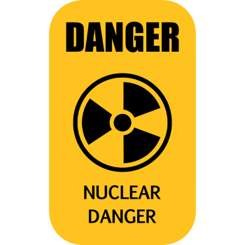 Radioactive Warning Sign. Various safety sign. Radioactive icon png