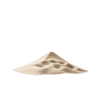 A small mound of fine sand with gentle ripples on the surface, showcasing its texture. png