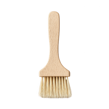 A wooden brush with soft bristles for various artistic and craft applications. png