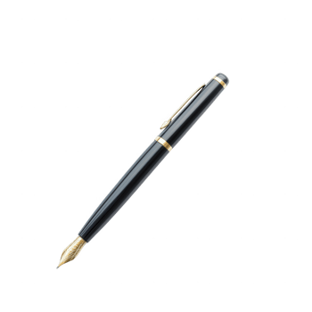 Elegant fountain pen on a clean surface, perfect for professional settings. png