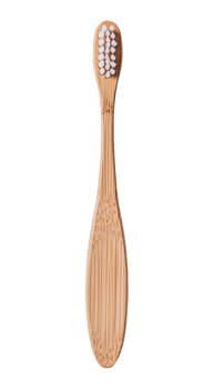 Eco-friendly bamboo toothbrush with natural texture png