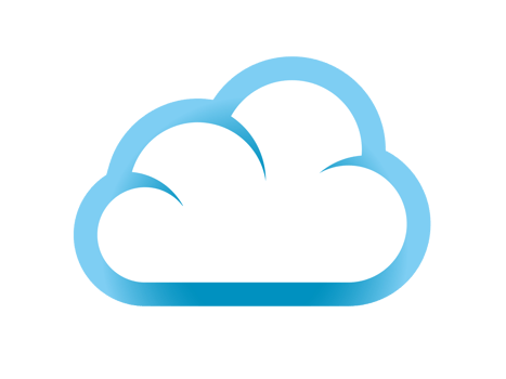 White fluffy cumulus cloud, overcast day icon png