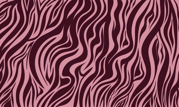 Striped diagonal lines, design with distortion. Colorful wavy background. animal skin print. vector