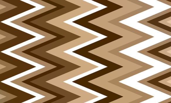 Zigzag chevron brown line pattern colorful background. geometric stripes vintage color. vector