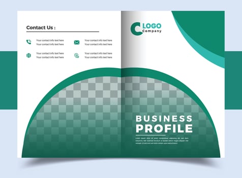 Corporate Medical Company Cover Design Template in A4. Can be adapted to Brochures, Annual Reports, Magazines, Poster vector