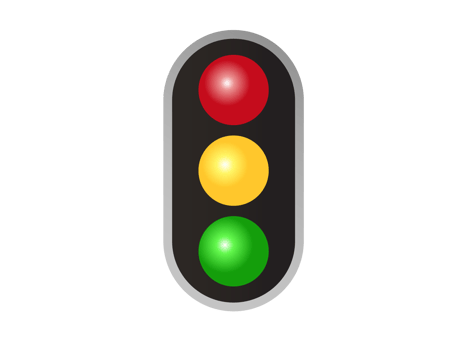 Vertical up and down road traffic caution light signal icon png