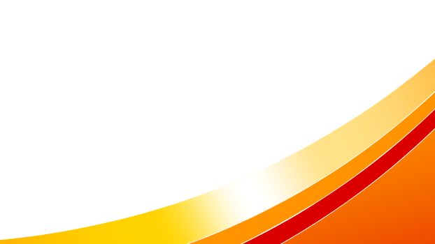 Transparent background with an abstract fusion of orange and gold png