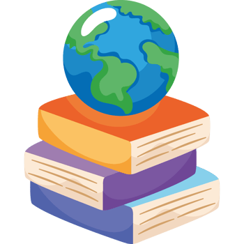 World book day celebration isolated png