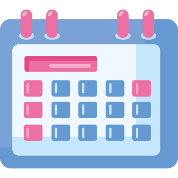calendar with reminder dates png