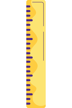school ruler in cartoon png