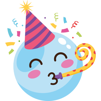 birthday emoji party celebration png