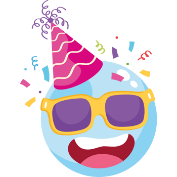 birthday emoji celebration png