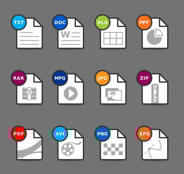File icon set illustration vector