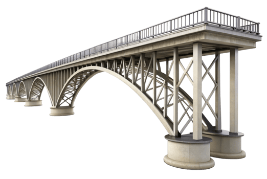Bridge Connecting Hearts Uniting Souls Across Vast Distances png