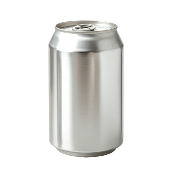Aluminum beverage can isolated on a clean transparent background for product display and packaging analysis, Aluminum Beverage Can isolated on transparent background png