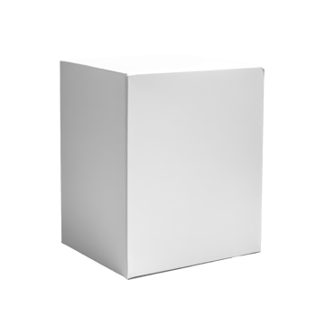 A simple box placed on a clean transparent background showcasing minimalist design elements, a box, transparent background. png