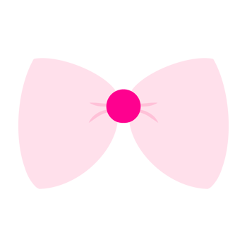 Illustration of a light pink bow with no tail, conveying femininity, elegance, and happiness. Bows can symbolize celebration, decoration, and are also suitable for creative projects. png