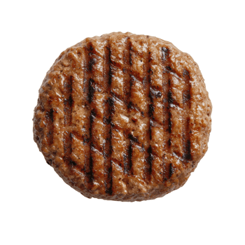 Juicy Burger Patty on transparent background. png