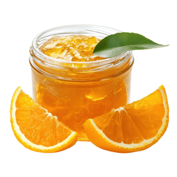 Citrus Marmalade on transparent background. png