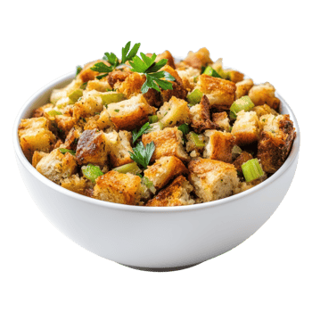 Autumnal Stuffing on transparent background. png