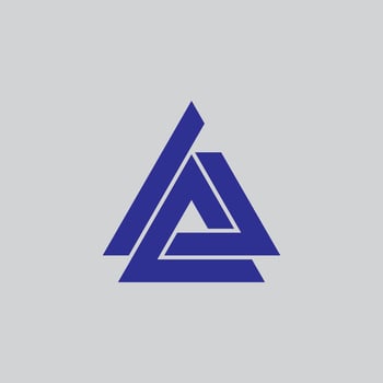 Letter AG, GA logo design editable vector