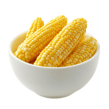 Sweet Corn Delight on transparent background. png